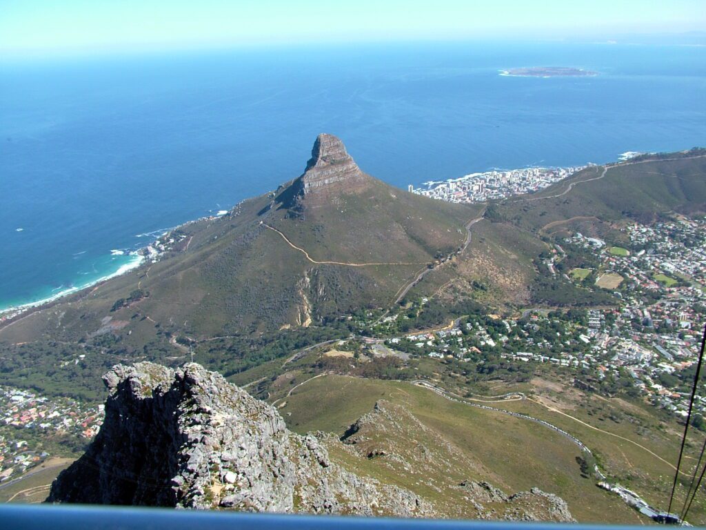 image of lion's head, cape town, south africa