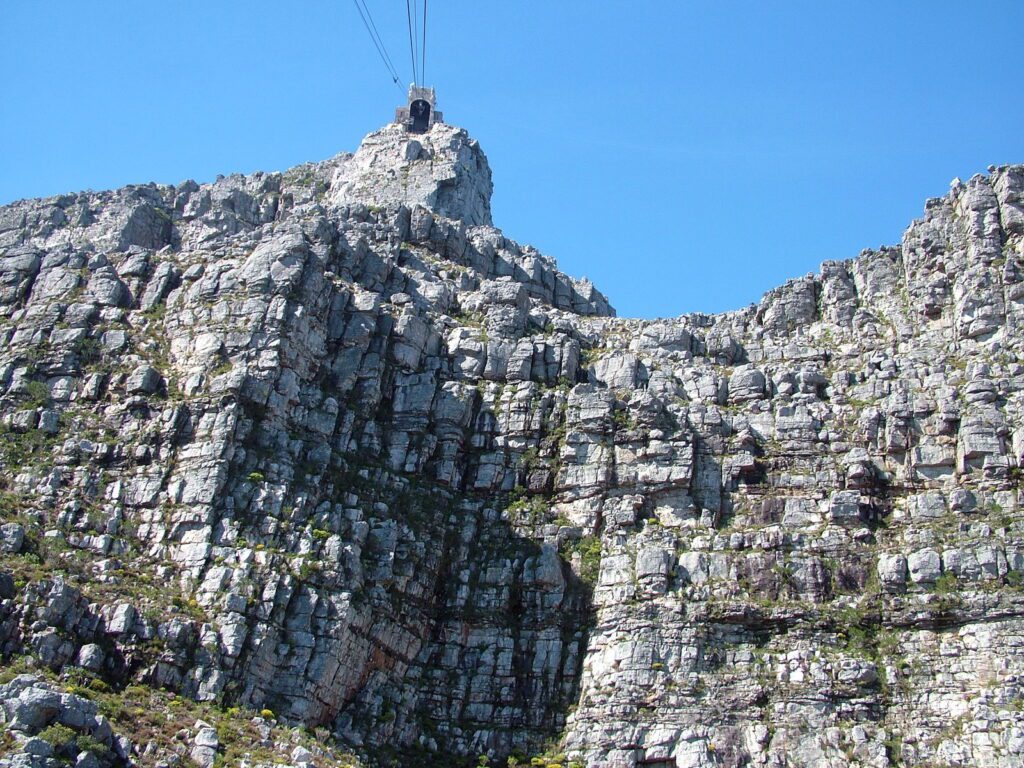 image of the upper cable station, table mountain, cape town, south africa 