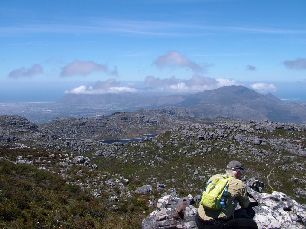 image of hely-hutchinson reservoir, table mountain, cape town, south africa