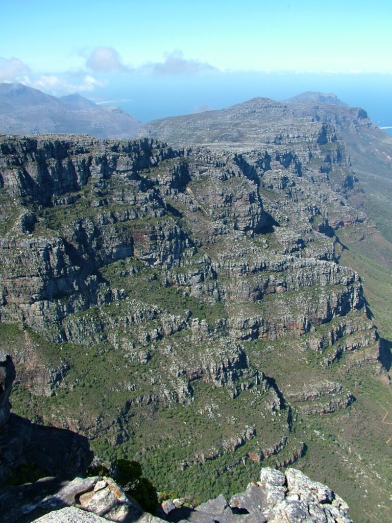 image of the twelve apostles, table mountain, cape town, south africa