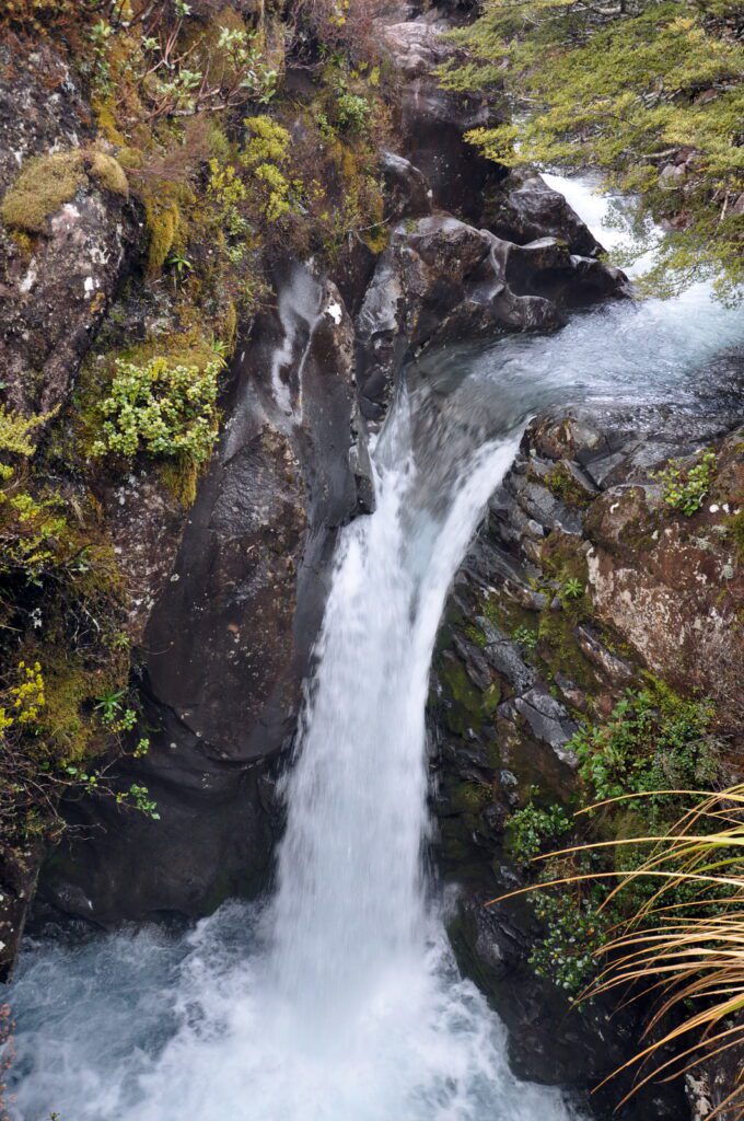image of cascade falls, taranaki falls trail, Mt. Tongariro National Park, New Zealand