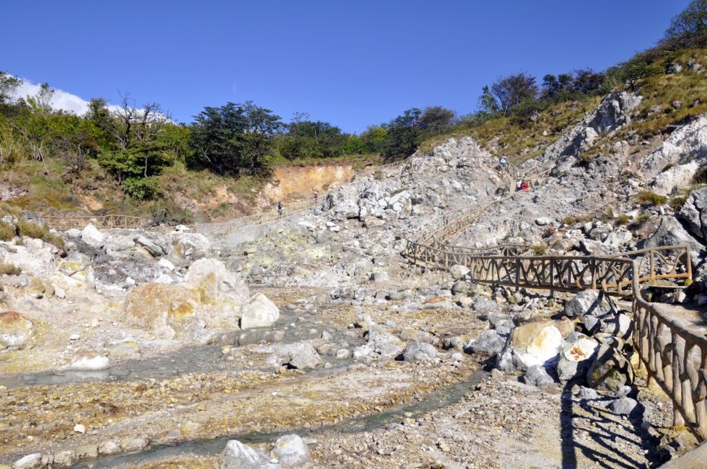 image of the crater, las hornillas volcanic activity centre, miravalles volcano, costa rica 