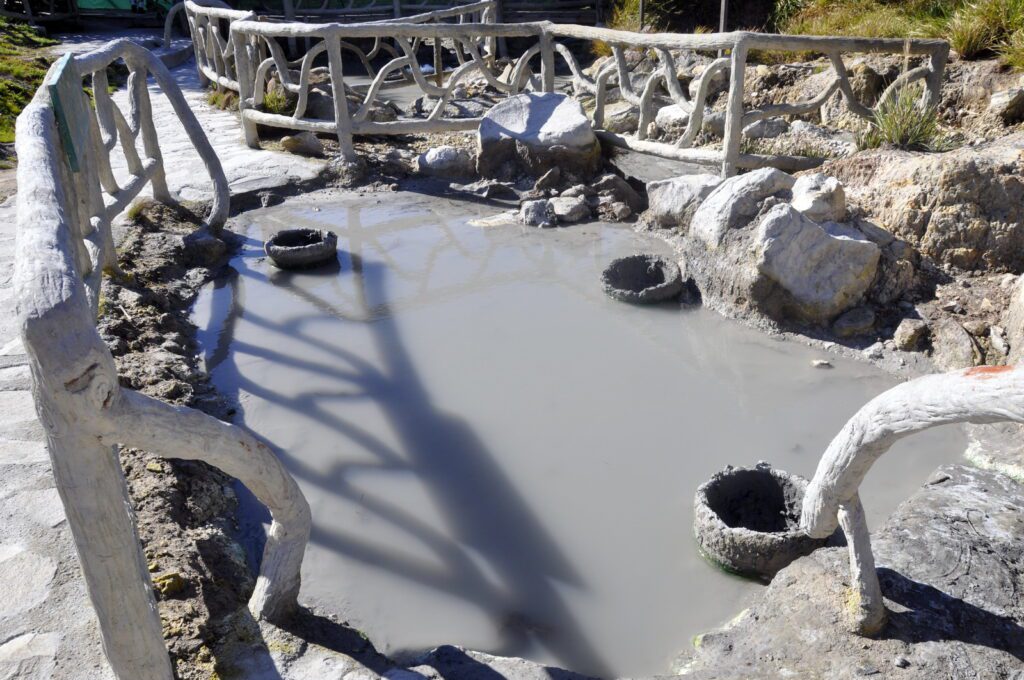 image of a mud bath, las hornillas volcanic activity centre, miravalles volcano, costa rica 