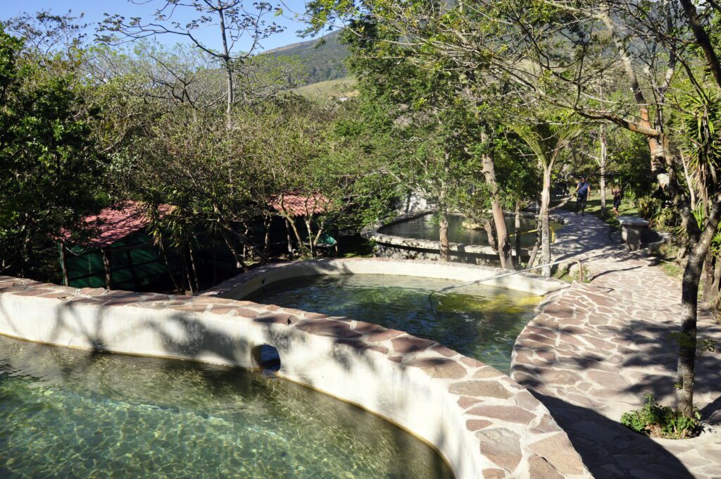 image of hot springs, las hornillas volcanic activity centre, miravalles volcano, costa rica 