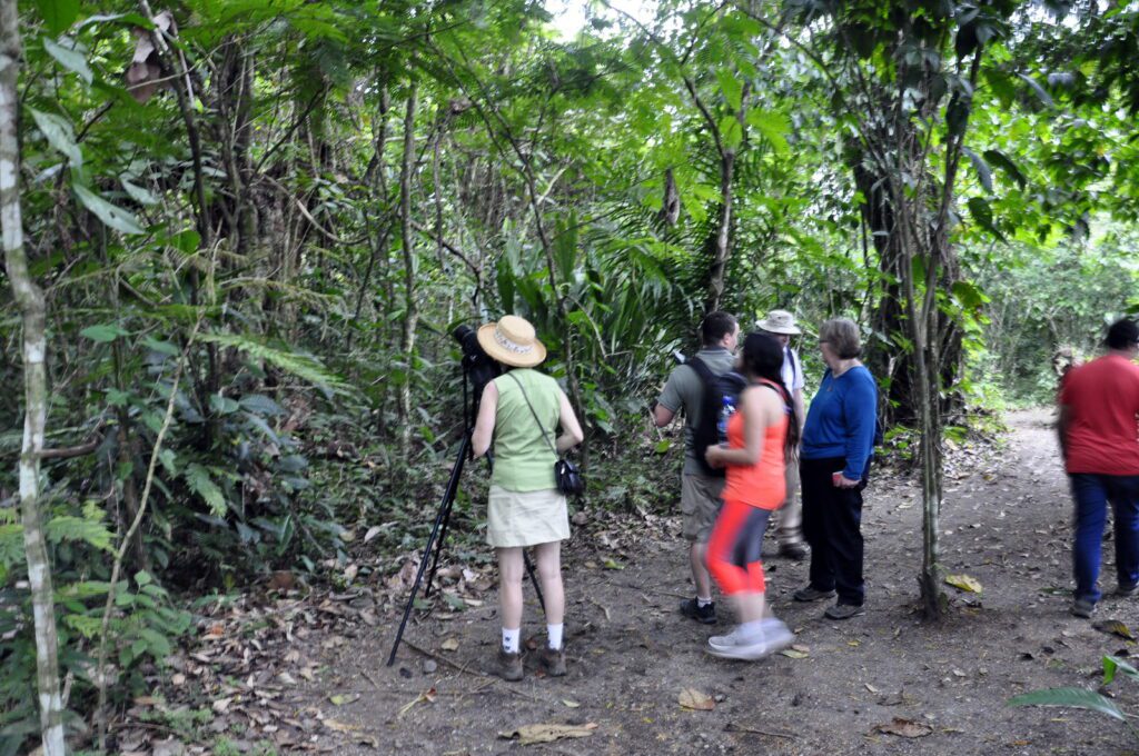 image of people on the bogarin trail, la fortuna, costa rica