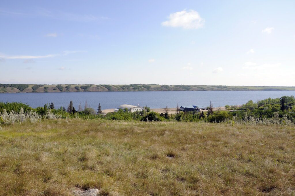 image of little manitou lake, watrous, saskatchewan