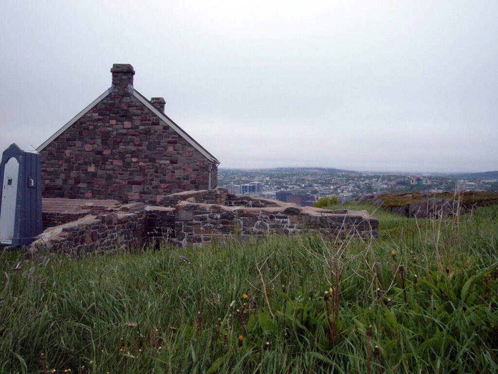 image of queen's battery guardhouse, signal hill, st. john's, newfoundland