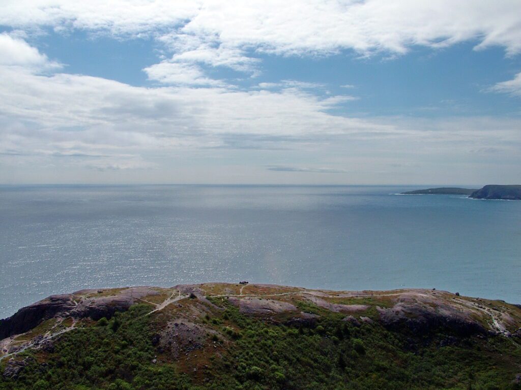 image of ocean view from signal hill, st. john's, newfoundland