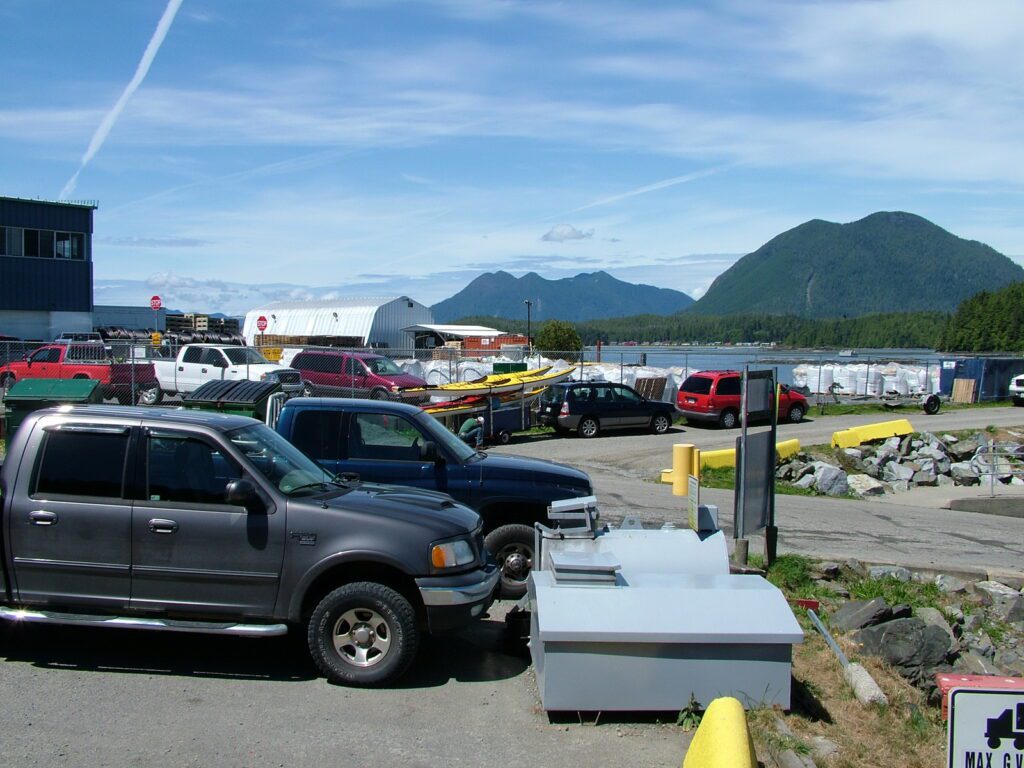 image of the docks, tofino, vancouver island, british columbia 