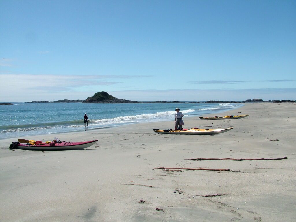 image of medallion beach, vargas island, british columbia