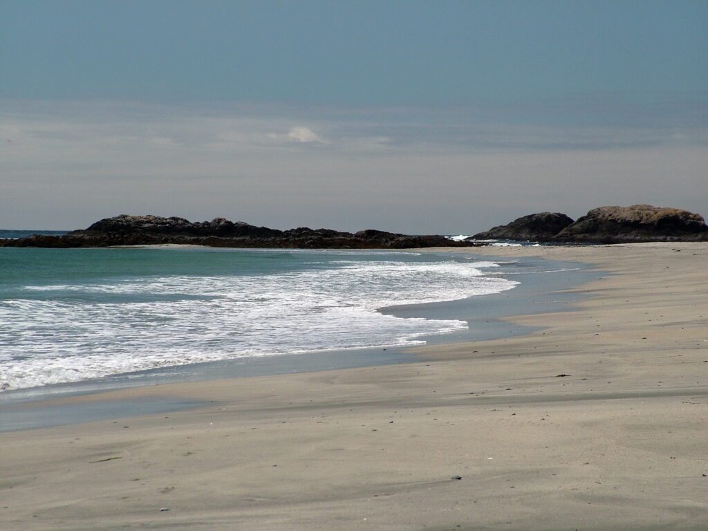 image of medallion beach, vargas island, british columbia