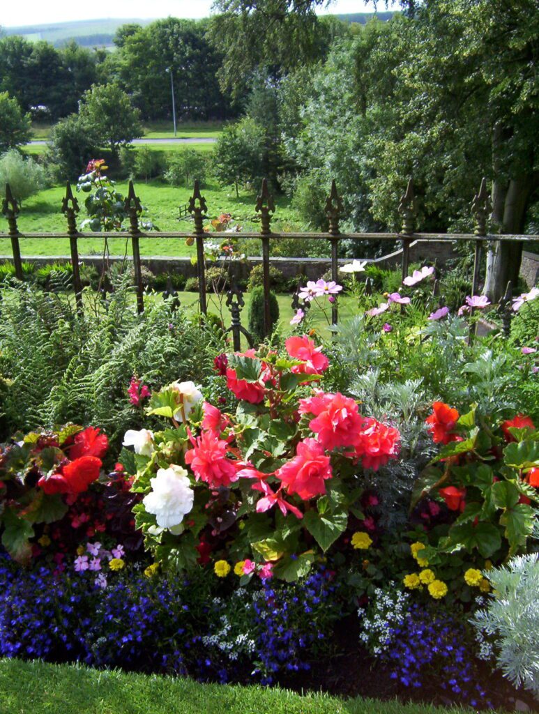 image of flower gardens, Ashcroft Guest House, Haltwhistle, England