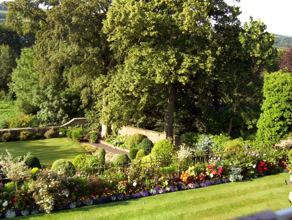 image of gardens at Ashcroft Guest House, Haltwhistle, England