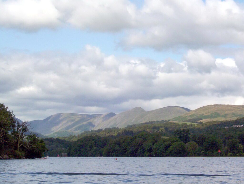image of muriel II passenger launch, bowness-on-windermere, lake windermere, lake district national park, england