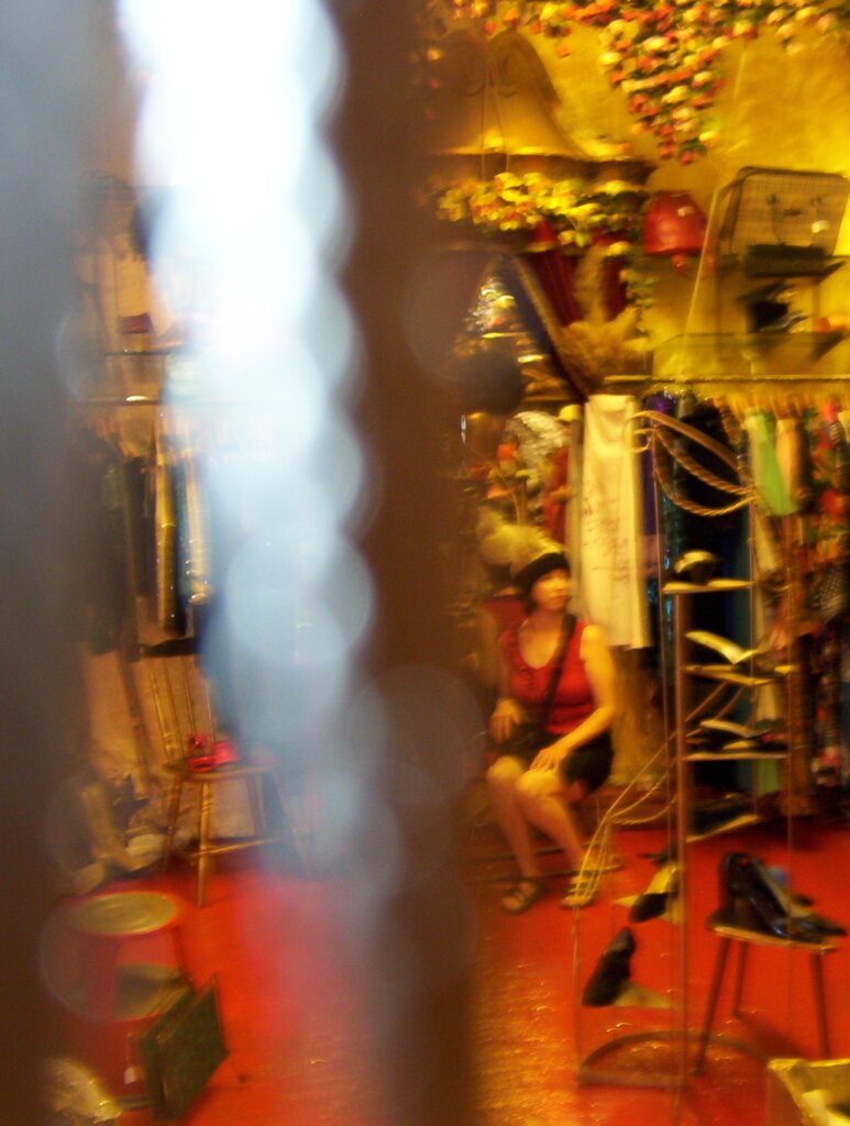 image of a vintage shop in the Camden Catacombs, Camden Town, London, England