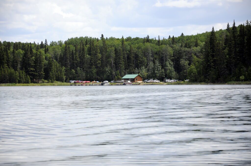 image of Hanging Heart Lakes Marina, Prince Albert National Park, Saskatchewan