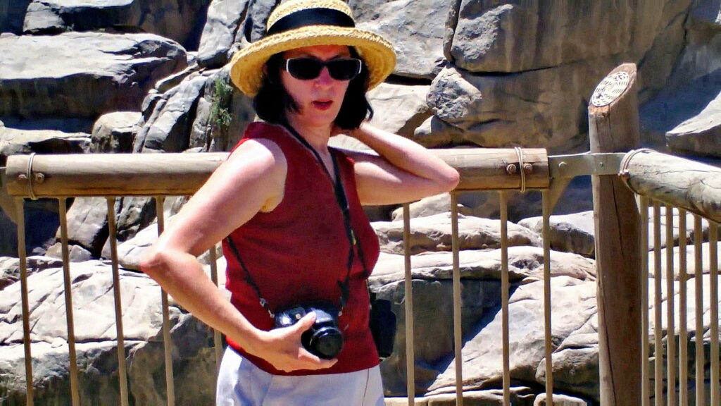 image of Jean at Augrabies Falls, South Africa